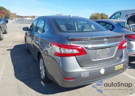 2015 Nissan Sentra Sv из США, поврежденный, VIN 3N1AB7AP7FY352643